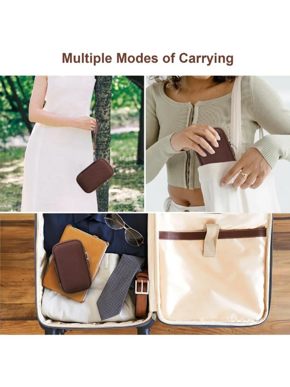 Stylish Brown Camera Case for Canon PowerShot G7X Mark III & II - Durable